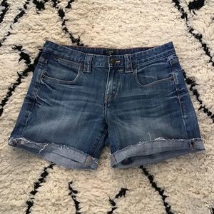 LAST DAY J. Crew Cuffed Denim Short